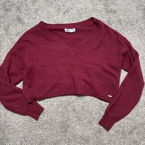 Hollister cropped sweater